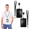 Pack of 2 ID Card Holder Vertical ID Card Holder