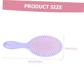 Gatuida 2Pcs Hair Combs Ergonomic Detangling Brushes for All Hair Types Scalp Massage Function Comfortable Grip for Daily Hairdressing and Styling Pink Purple