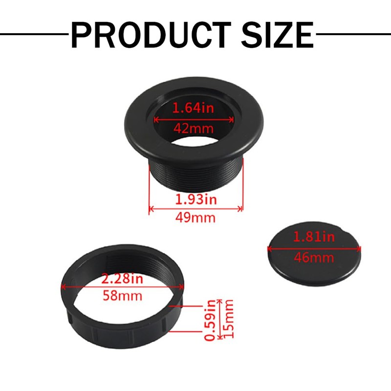 MfhdgXAvs Patio Table Umbrella Hole Ring Plug Cap Set 1Pcs