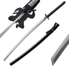 Masterful Tameshigiri, Iaido Katana, Janpaese Kendo, Katana Chokuto Fusion Ninja SWK-1061 | Swordier