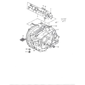 Cal's Gaskets HONDA CL90, S 90, SL 90 OHC, Left Alt/Crankcase Cover Gasket '67-'75   (90-10).