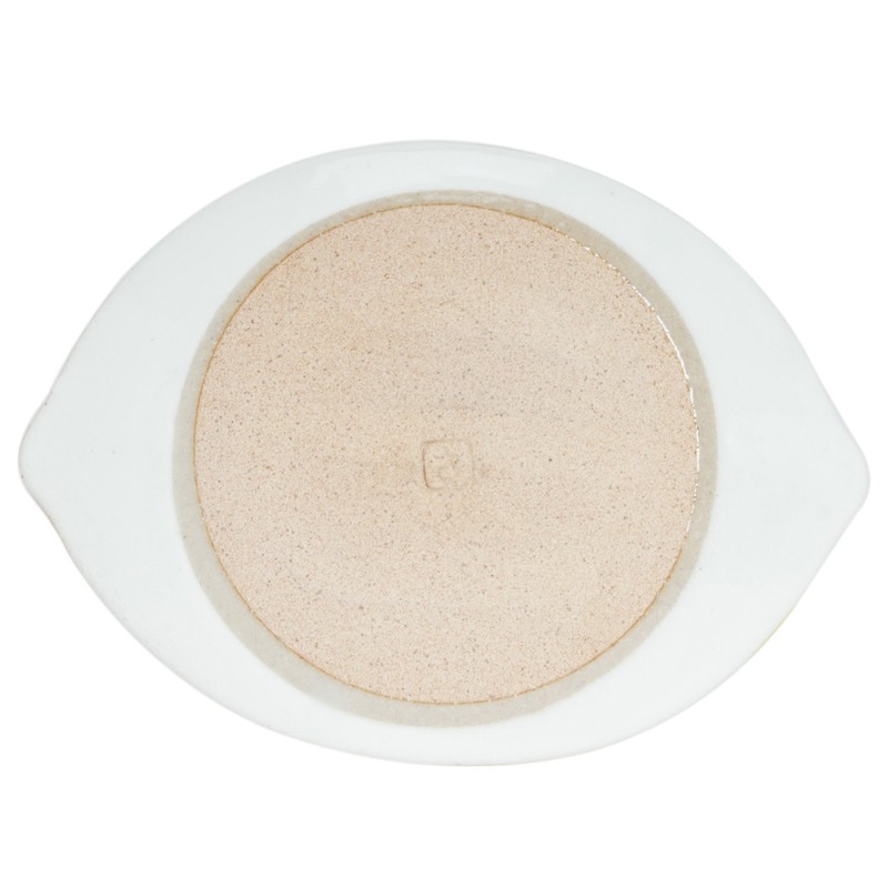 光陽 Pottery 小皿 Yellow 10 X 13.5 cm Lemon 小皿