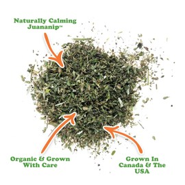 Doggijuana Juananip™ Refill Bottle (2-Pack) | Hand Harvested Organic Ground Catnip for Dogs | Naturally Calming Support for Anxiety, Stress | Grown in The USA