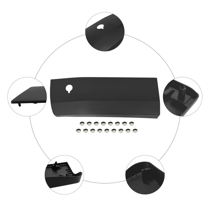 WOHAIPA Rear Door Lower Molding for 2015 2016 2017 2018