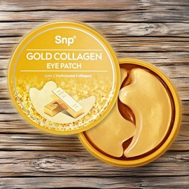 S&P Eye Area Moisturizing Eye Area Treatment Gold Collagen Eye Patches, 4 Pieces, 60 Pieces / 에스엔피 눈가 보습 눈가 트리트먼트 골드 콜라겐 아이 패치 4개 60개입