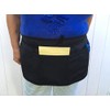 Waitress or Teachers, (Plus size black) 3 pockets black half