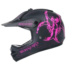 Orthrus DOT Certified Youth Helmet for Dirt Bike ATV Motocross Offroad Motorcycle Bike(BIO-Pink,M)