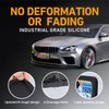 License Plate Frame,2PCS Silicone License Plate Frames with Drainage Holes,