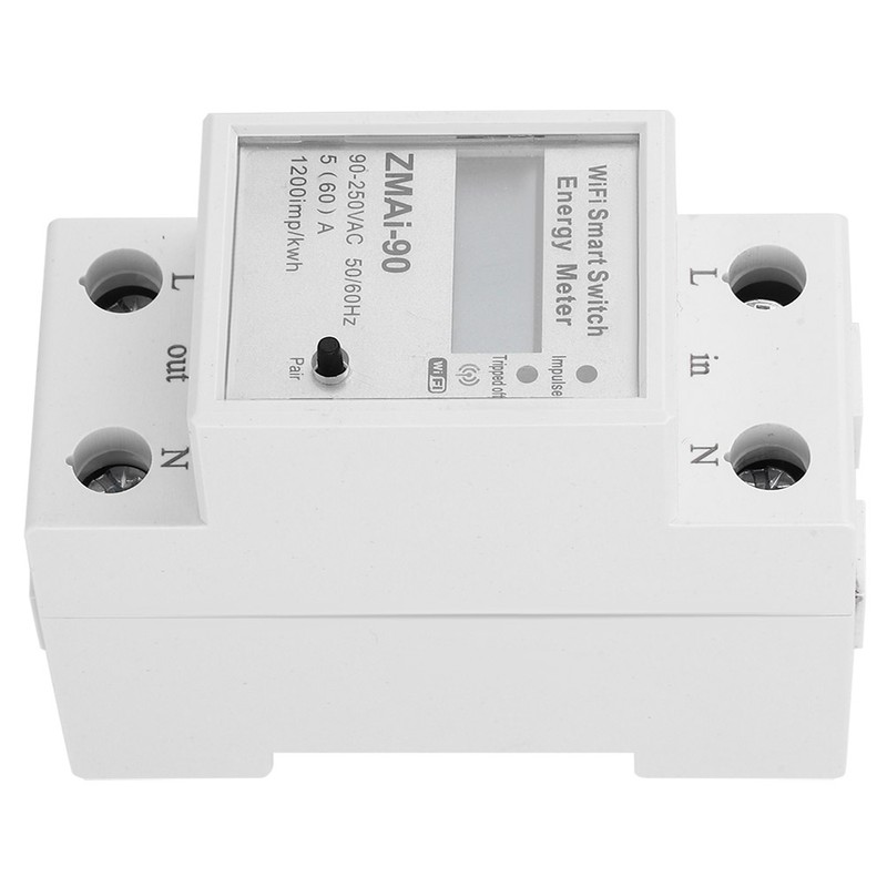 ZMAi-90 WIFI Remote LCD Digital Metering Switch Single Phase Energy