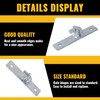 VIVIDA Wall Mount Gate Hinge 2 PCS, Heavy Duty Flat