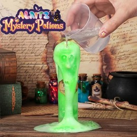 Kit de Pociones Mágicas Alritz para Niños, con 20 Botellas de Pociones de Bruja. Incluye Adornos de Calabaza y Juguetes de Manualidades. Ideal para Ni