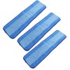 3PCS Wet Dry Dual Use Mop Cloth Microfiber Mop Refill