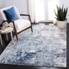 Safavieh Aston Collection ASN705M Modern Abstract Area Rug, 6' x 9', Light Blue / Grey