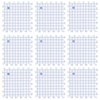 Coopay Blocking Mats 9 Pack, Knitting Blocking Mats Set and