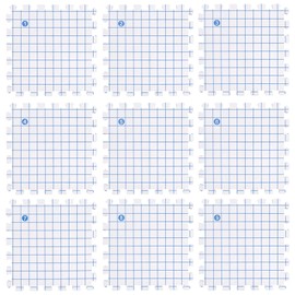 Coopay Blocking Mats 9 Pack, Knitting Blocking Mats Set and Pins 200 Pcs, Blocking Board for Crochet, Foam Blocking Mats for Knitting Large, Crochet Blocking Mats with Storage Bag and Pin Cushion