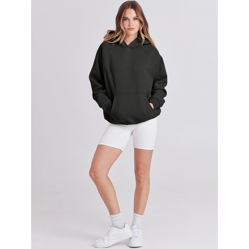 ANRABESS Women Hoodies Oversized Fleece Long Sleeve Comfy Casual Basic