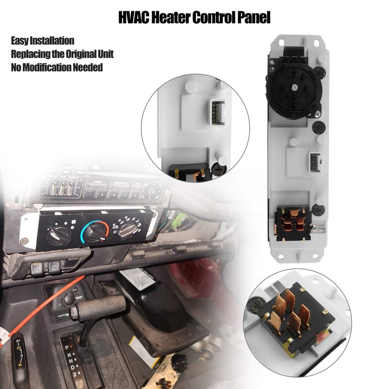 HVAC Climate Control Panel for Jeep Wrangler TJ 1999-2004 Heater