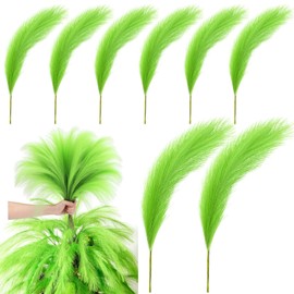 Daifunli 20 Pcs Christmas Tree Topper Xmas Tree Artificial Picks 21.6" Stems Decor Fluffy Picks Christmas Ornaments for Holiday Centerpieces Vase Filler Wreath Home (Green)