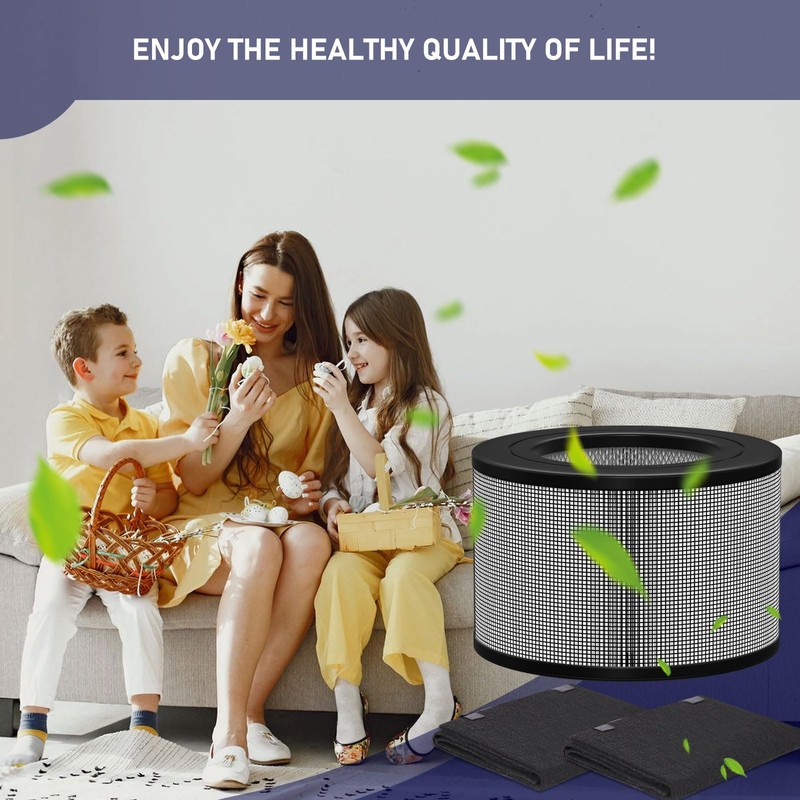 50250-S HEPA Filters Replacement & Carbon Pre-Filter Set Compatible with