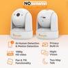 TOUCAN SEEK Pan/Tilt Smart Home Security Camera, Baby Monitor, Pet