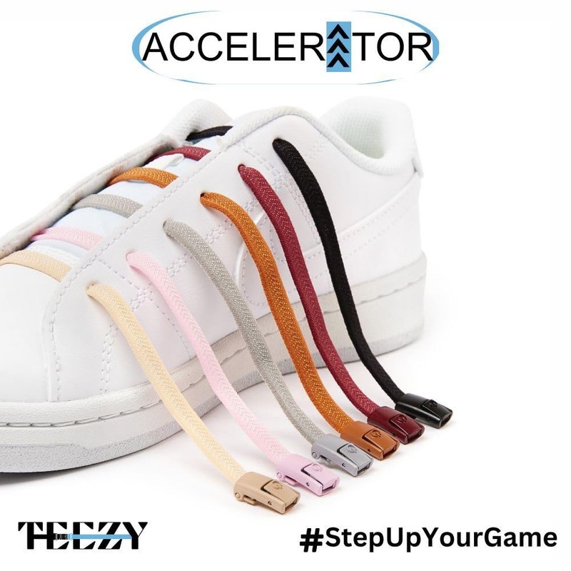 TEEZY No Tie Shoe Laces for Trainers | Premium Elastic