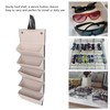 5 Slot Eyeglasses Storage Case Black Folding Multi Compartment Sunglass