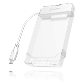 Icybox IB-AC703-C 2.5-Inch USB 3.0 Hard Disc Enclosure - White