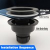 EPE & Rubber Sink Strainer Seal Kit for 3-1/2 Inch
