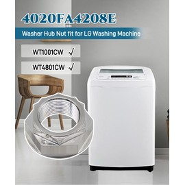 Taruimoo 4020FA4208E Washer Hub Nut Fits for LG Washing Machine WT1001CW WT4801CW,Washer Tub Spanner Nut Replacement