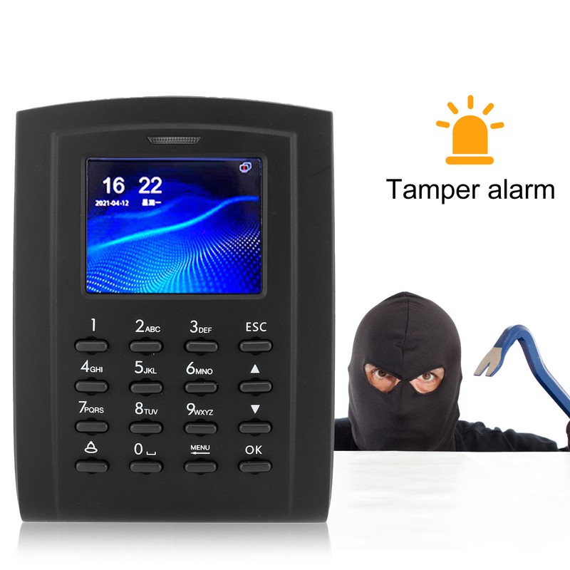2.4in Access Control Machine TCP/IP Password Card Attendance Checking Wiegand26