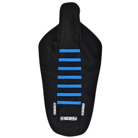 Enjoy MFG 2005-2014 Yamaha TTR 230 SEAT COVER Enjoy MFG BLACK w/ LIGHT BLUE RIBS #97