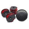 WETOOLPLUS 5 Pack 0.065'' Replacement Trimmer Spools & Cap Cover