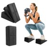 HUNKEN 3Pcs Slant Board Squat Wedge Calf Stretcher for Physical