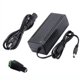 COOLM 12V 8A Power Supply Adapter 96W Converter 100-240V AC to DC 12 Volt 8Amp 8 Amp Transformer Replacement 12V 7.5A 7A for LED Strip Light CCTV Security System