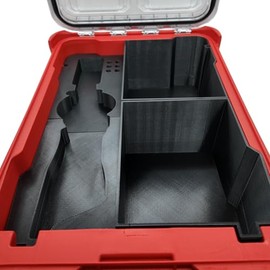 M12 Soldering Iron Insert Compatible With Milwaukee Packout 48-22-8435 Compact Organiser – Original A1 Tools Australia Design (Red)