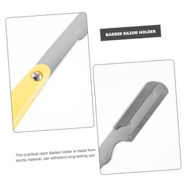 FOMIYES Men's Multi-purpose Shaving Holder Metal Razor Storage Manual Handle