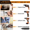 Torx Bit Set, LATTOOK 13-Piece Security Tamper Proof Torx Star