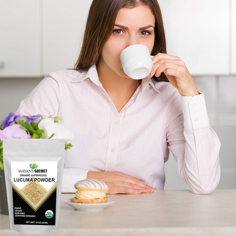 Mayan's Secret Certified Organic Lucuma Powder, 16 oz/Pack | High