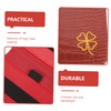 Gatuida Golf Scorecard Holder Portable PU Leather Cover for Outdoor