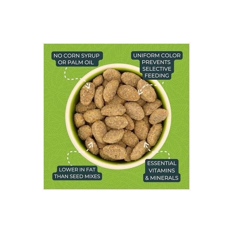 ZuPreem ZP93200 Natural Blend Diet for Medium/Large Birds, 3-Pound
