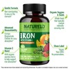 NATURELO NATURELO Vegan Iron Supplement with Vitamin C and Organic