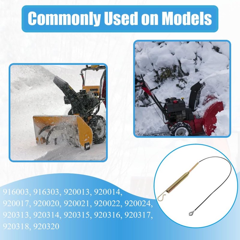 06900438 Upper Traction Auger Cable Fits Ariens Compact 20 24