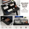 Tangkula 2-Tier Computer Desk with Storage Drawer, Small Writing Desk