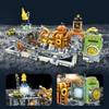 kowkis Steampunk: Moon Base Building Block,Space Station Building Bricks,Engineering Toy