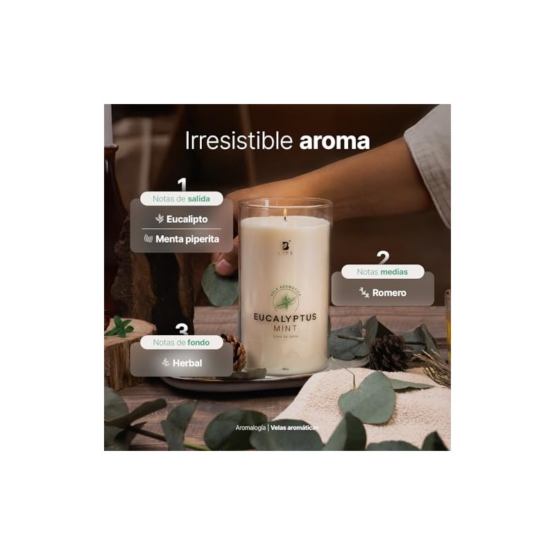 Vela de Soya para Masaje Corporal 120 Horas de Duración.