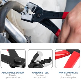 3 Pack Electrical Disconnect Pliers Pro Set,Electrical Connector & Fuel Line Clip Remover Tools Professional Kit for Cars Automotive Electrical Tools Hose Disconnect ToolsTrucks Repair Disconnector