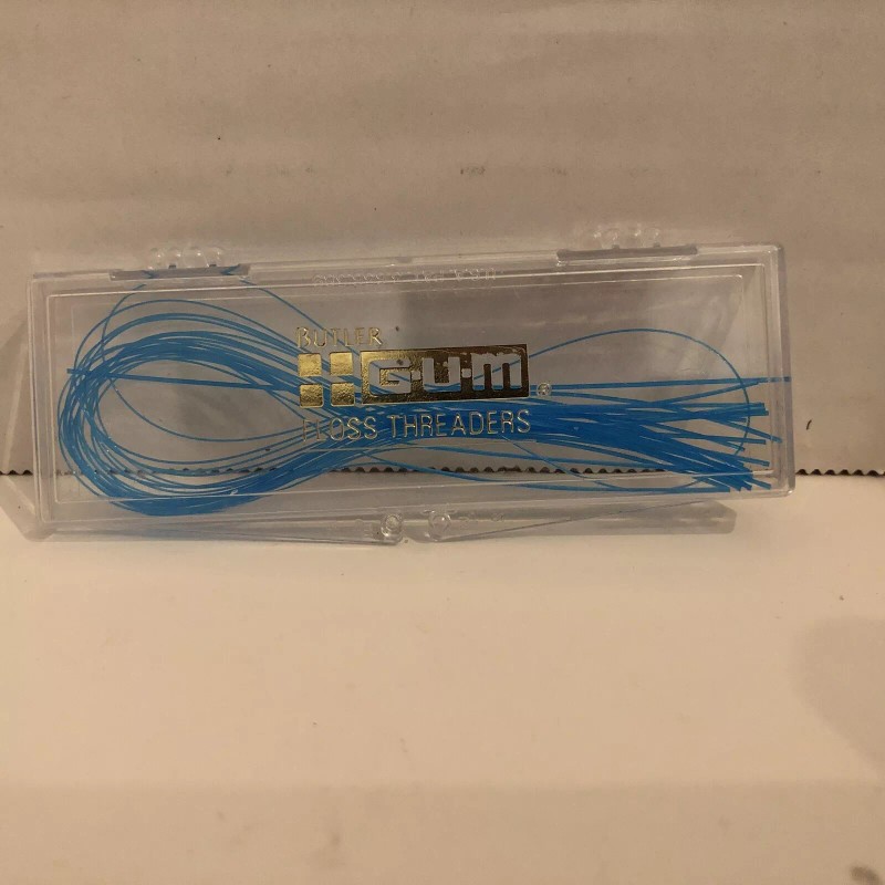 GUM Butler Gum Floss Threaders Plastic Case Brand New