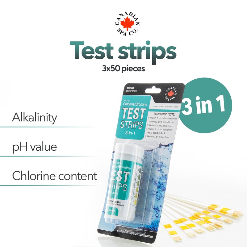 CANADIAN SPA CO. Hot Tub Test Strips, 150 Strips Pool