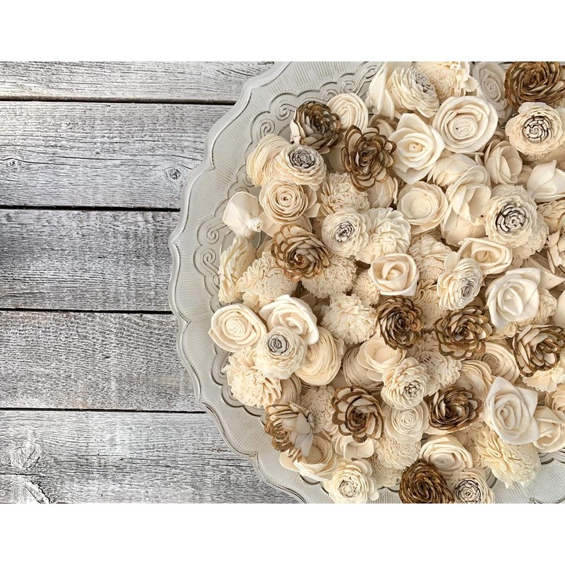 Mini Sola Wood Flowers Random Assortment - 50 Pack