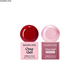 DASHING DIVA One Gel Color/Magnetic/LED Lamp Set, Color:Cream Note